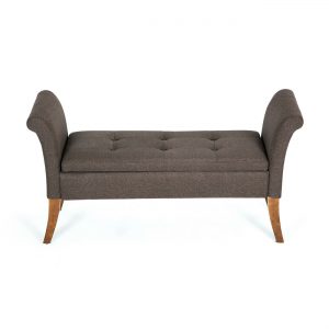 Settee Upholstered Tufted Sofa Bench w/ Storage