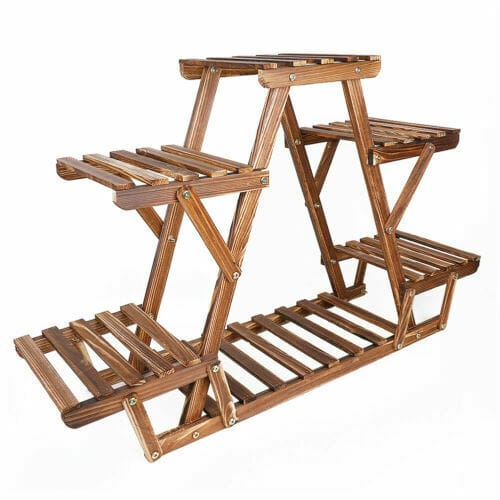 Triangular 6-Tiered Indoor Plant Rack 3