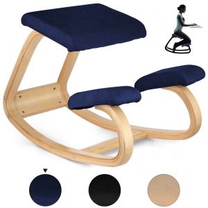 Blue, Black, or Tan Ergonomic Kneeling Chair