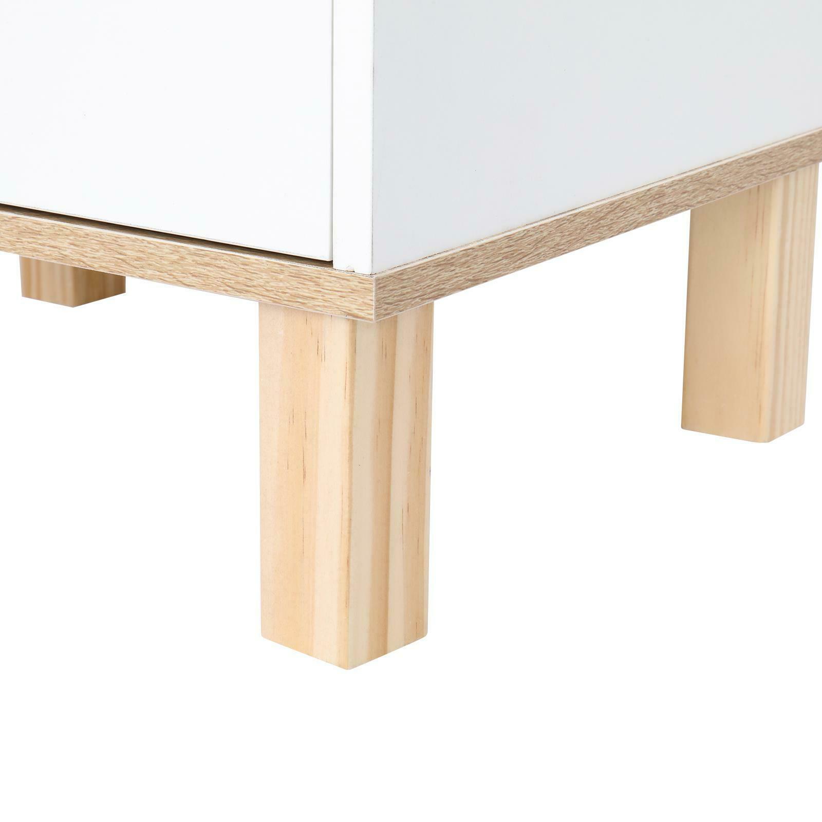 White Tall Kitchen Pantry Cabinet Storage 7