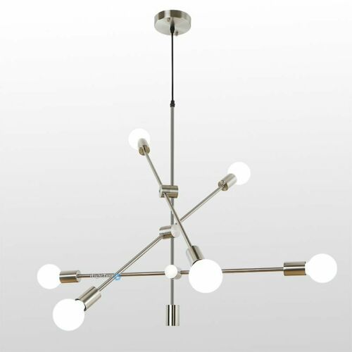 6 Light Midcentury Modern Sputnik Ceiling Light Pendant 2