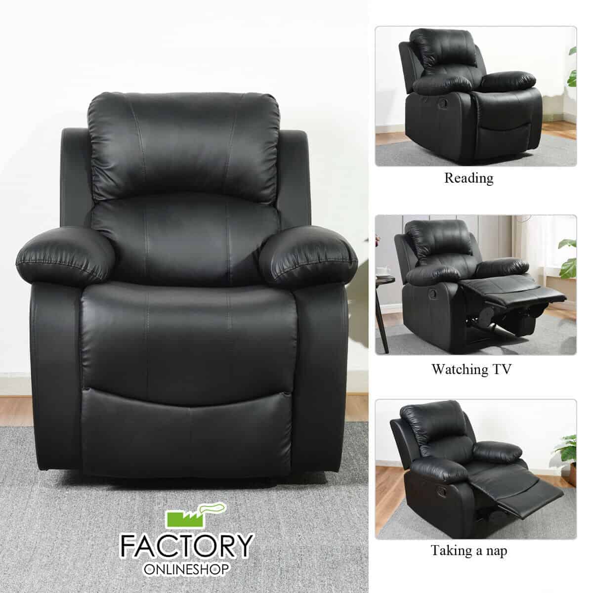 Modern Leather Recliner Chair 1
