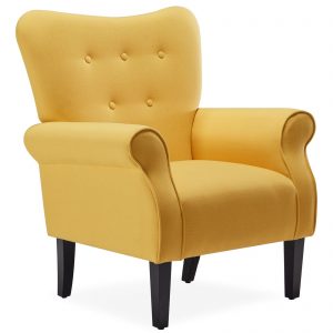 Citrine Upholstered Sofa Arm Chair 1