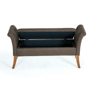 Settee Upholstered Tufted Sofa Bench w/ Storage 1