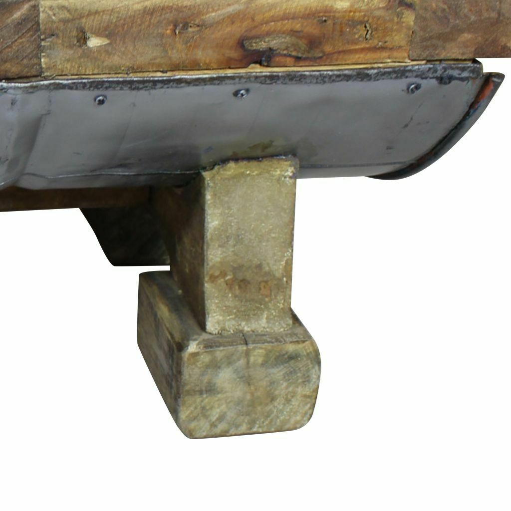 VidaXL 35.4" Solid Reclaimed Wood Coffee Table 6