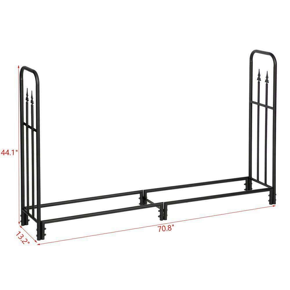 6-ft Steel Firewood Log Storage Rack 4
