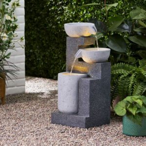 Colquitt Modern 3-Tier Outdoor Water Fountain