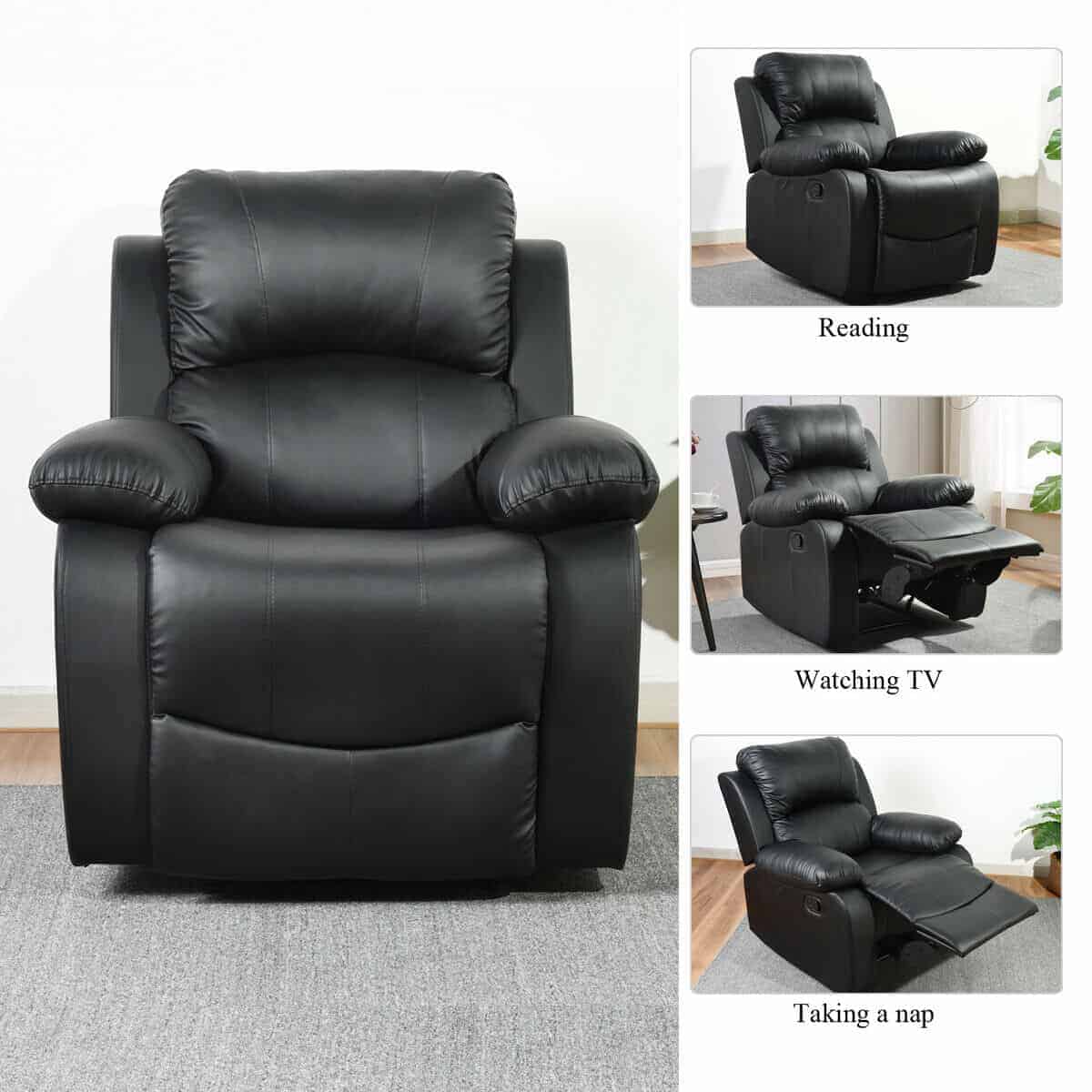 Modern Leather Recliner Chair 8