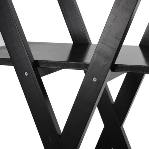 A-Frame 4-Tier Black Ladder Shelf 10