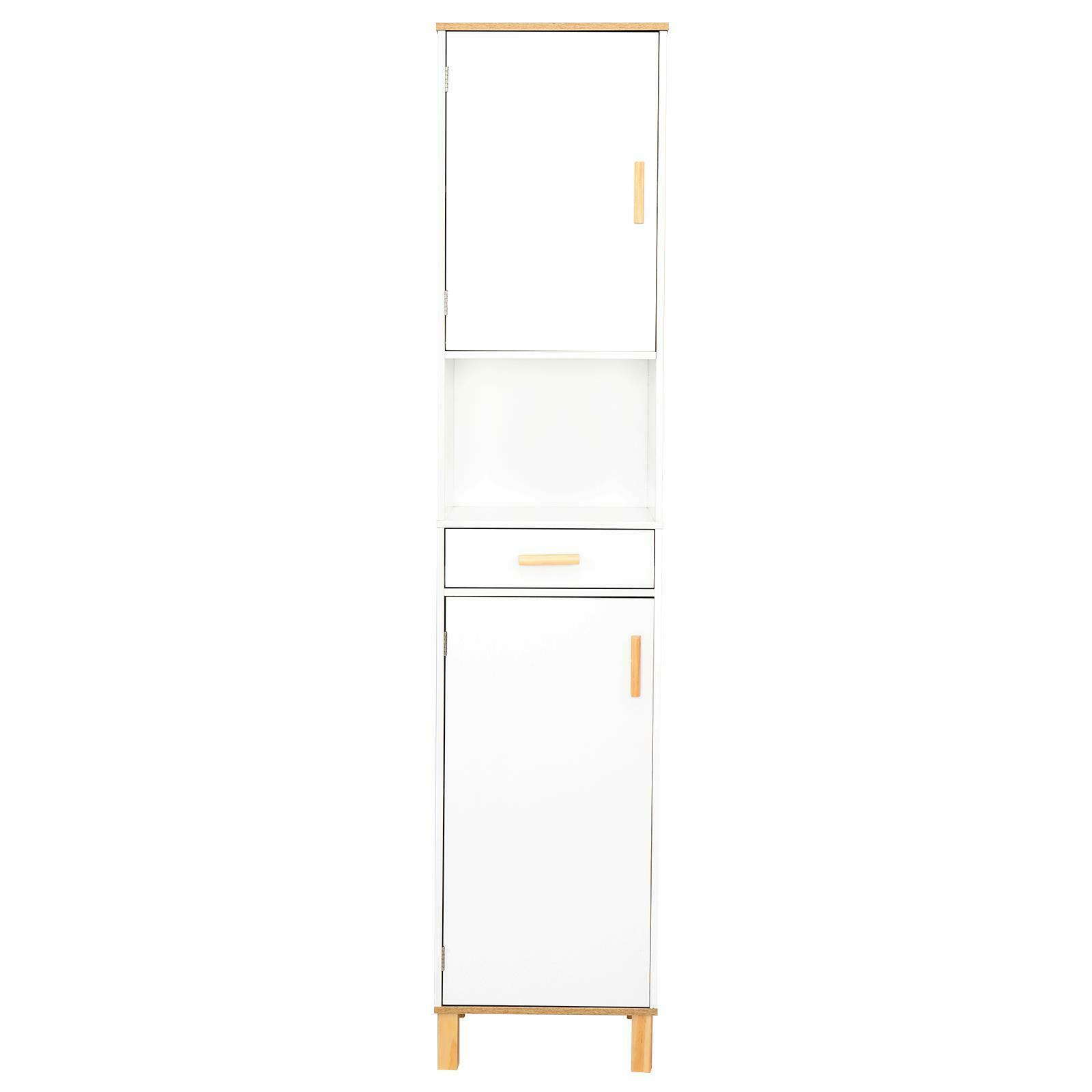 White Tall Kitchen Pantry Cabinet Storage 2