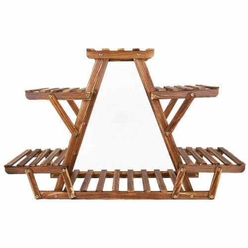 Triangular 6-Tiered Indoor Plant Rack 2
