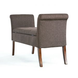 Settee Upholstered Tufted Sofa Bench w/ Storage 3