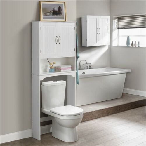 White "Over The Toilet" Bathroom Rack