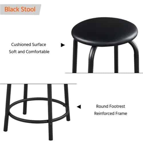 Black Artist Drafting Tilting Table w/ Stool 4