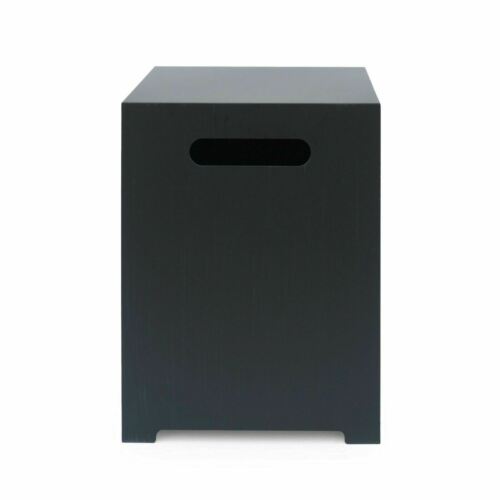 Jasmine Outdoor Dark Gray Iron Rectangular Propane Fire Pit 6