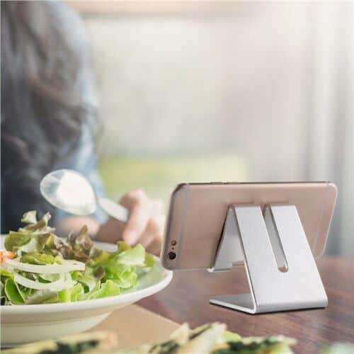 Set of 2 Universal Aluminum Cell Phone Tablet Stand 5
