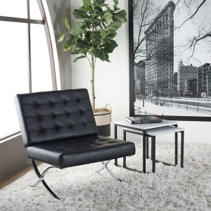 Studio Designs Bonded Leather Atrium Sofa Chair 7