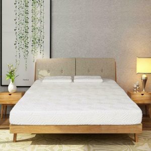 8" Queen Size 3-Layer Gel Infused Memory Foam Mattress w/ 2 Pillows