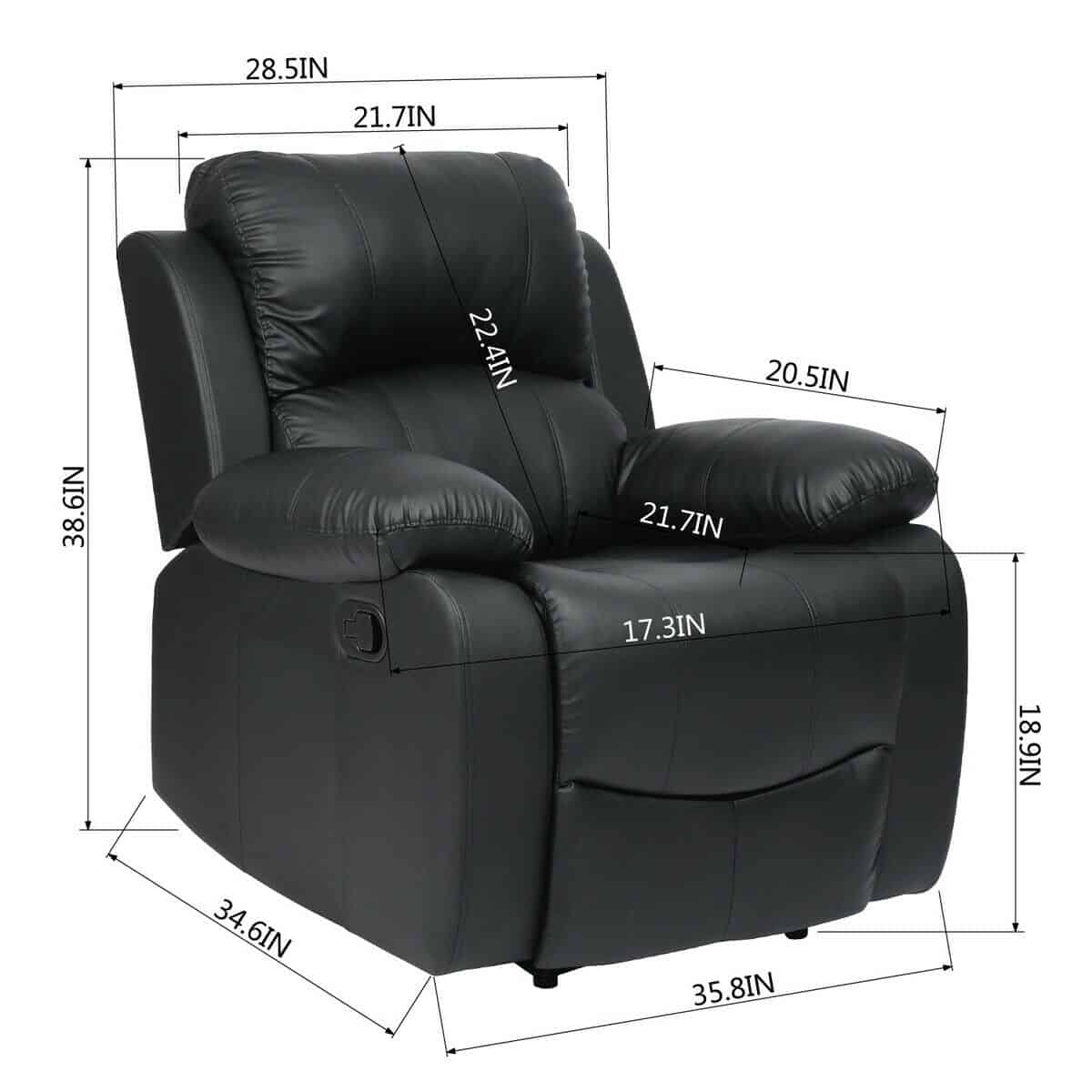 Modern Leather Recliner Chair 2