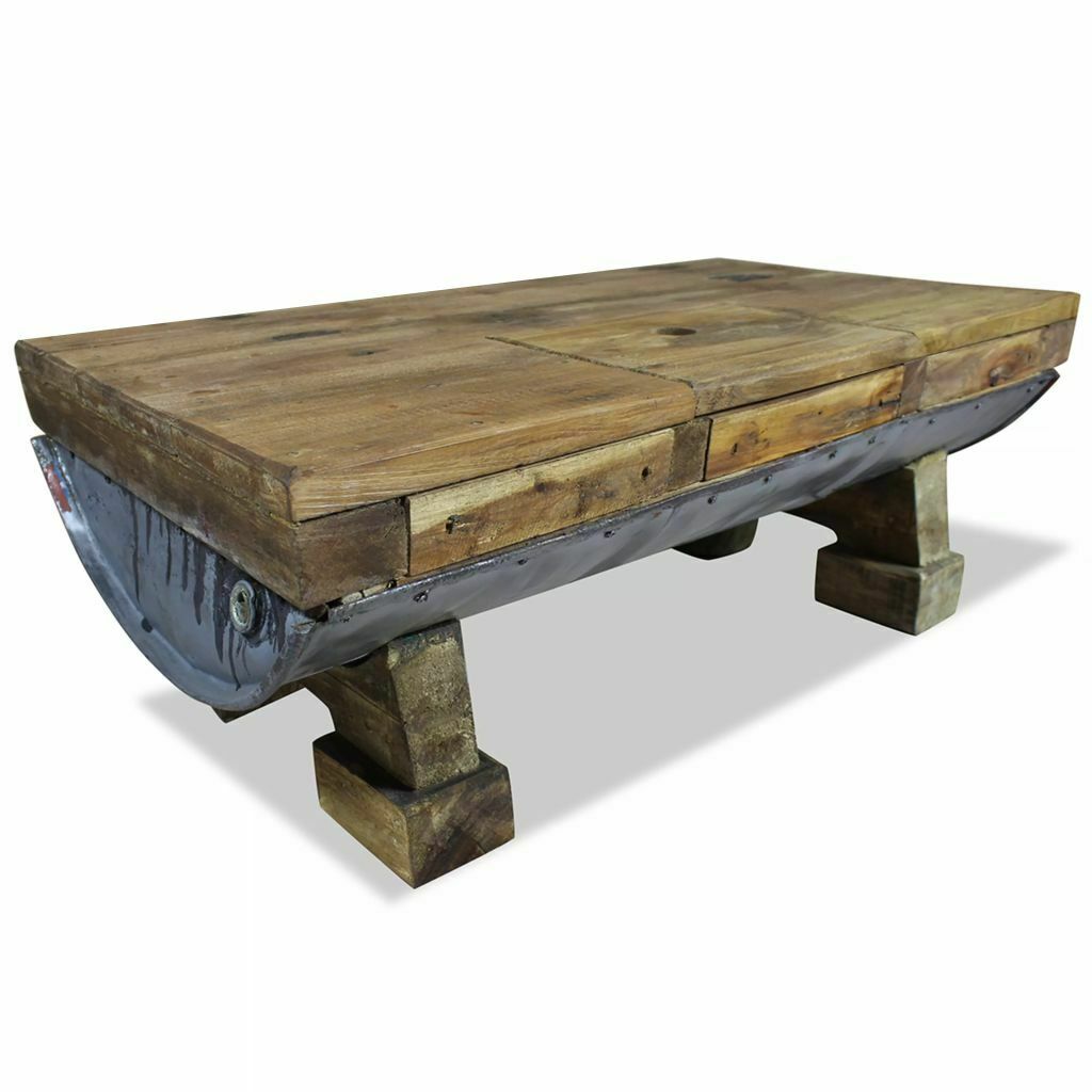 VidaXL 35.4" Solid Reclaimed Wood Coffee Table