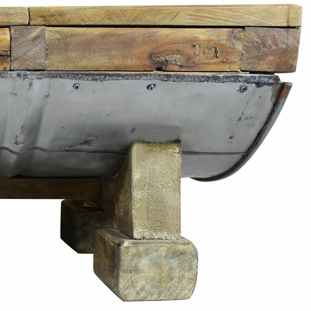 VidaXL 35.4" Solid Reclaimed Wood Coffee Table 7