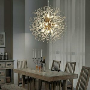 8-Light "Cosmic Explosion" Crystal Chandelier Pendant 1