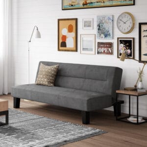 Kebo Microfiber Convertible Futon Sofa Bed