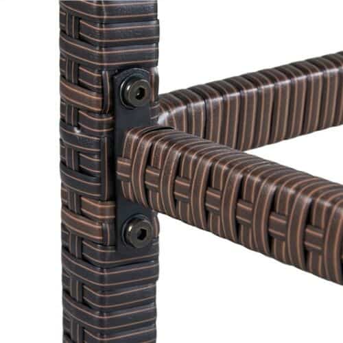 3-Piece Rattan Patio Bar Set 7